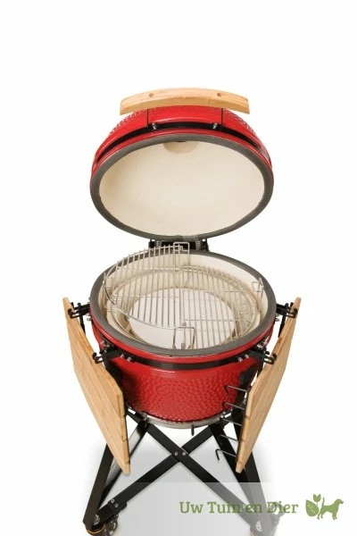 Kamado Bono Media 20" - 52cm - Rood 6 Kamado Bono Media 20" - 52cm - Rood - Afbeelding 4