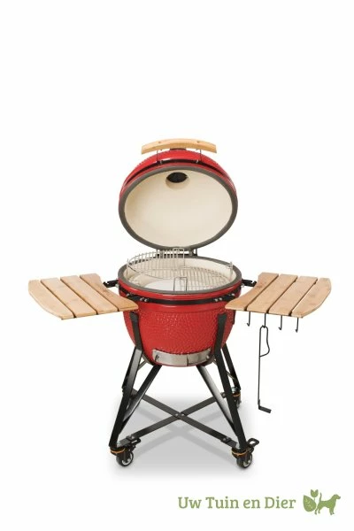 Kamado Bono Media 20" - 52cm - Rood 4 Kamado Bono Media 20" - 52cm - Rood - Afbeelding 2