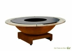 Quoco Piatto Basso Large Corten